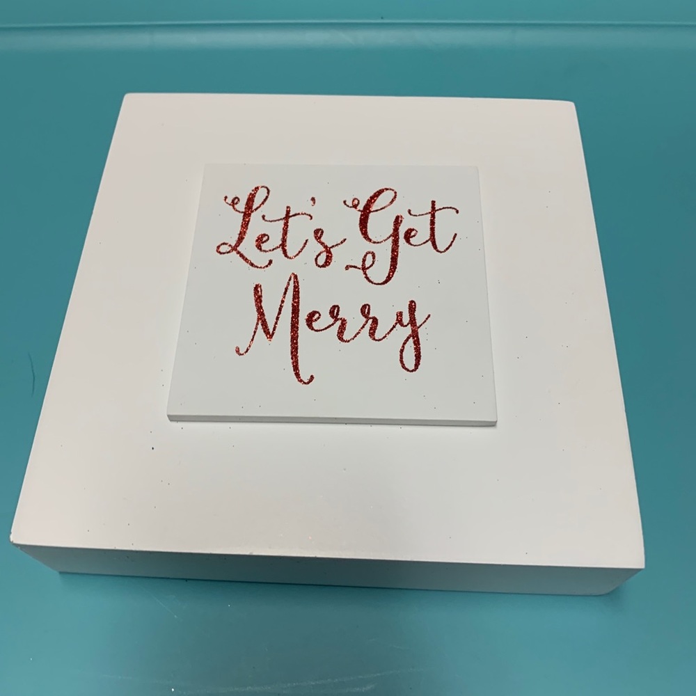 Wooden Christmas Sign